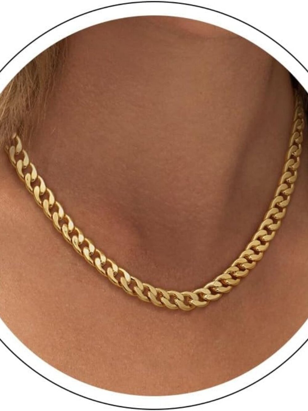 Gold Necklace for Women 14K Gold Plated Chain Necklace